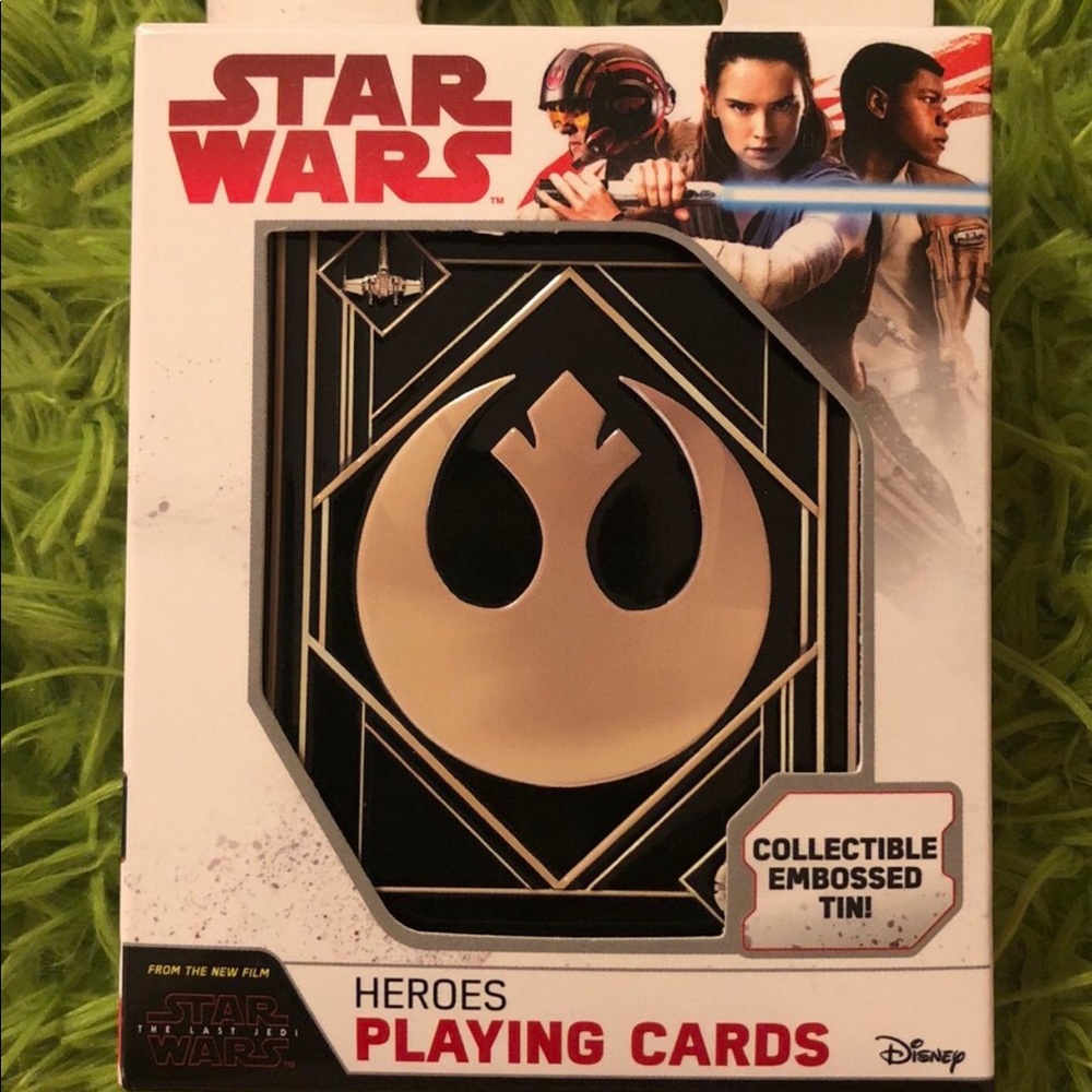 Star Wars The Last Jedi Heroes Playing Cards.